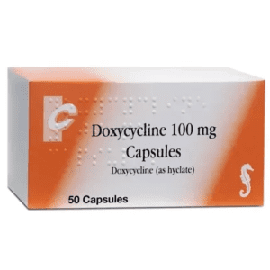 DOXYCYCLINE (antibiotic) Doxycycline 100 mg (EU)