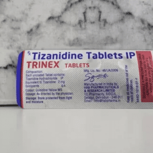 TIZANIDINE - (TRINEX) 10x 2mg Blister Pack Tablets ( AUS )